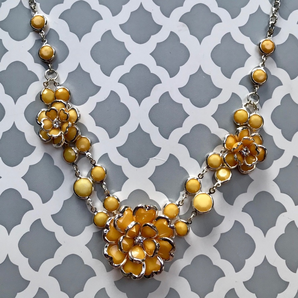 Yellow Flower Necklace